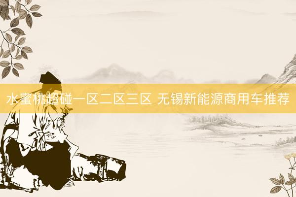 水蜜桃超碰一区二区三区 无锡新能源商用车推荐