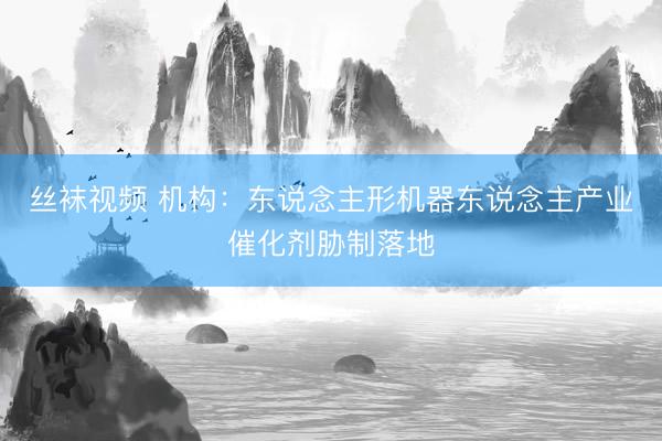 丝袜视频 机构：东说念主形机器东说念主产业催化剂胁制落地